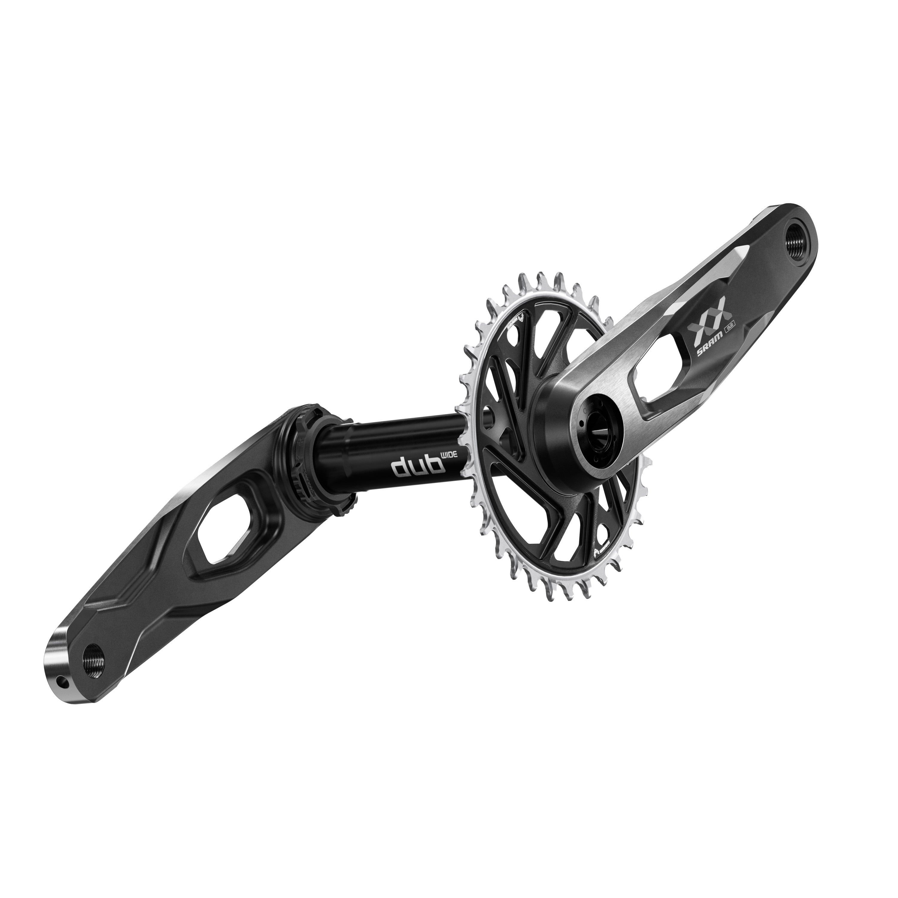 Sram XX TRUVATIV カーボン クランク 38T26T 170mm SRAM XX DH Transmission T-Type Crankset - 55mm CL - 34T