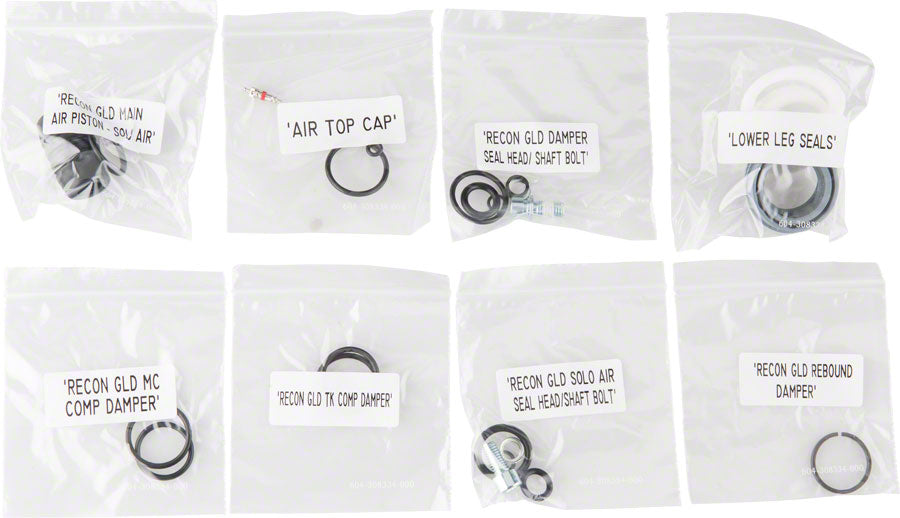 Fork Service Kit, Full: Recon Gold (2013-2016), Solo Air