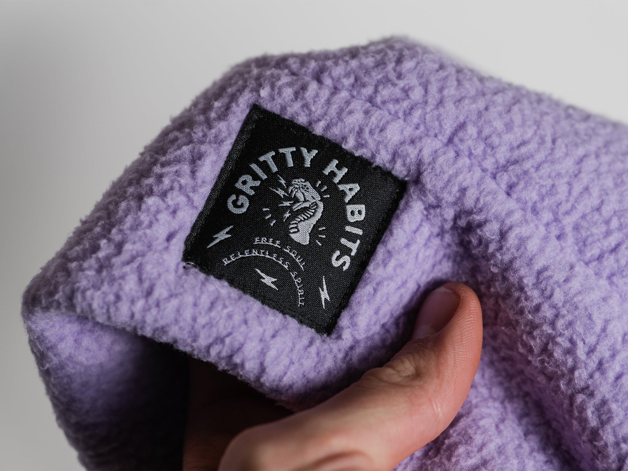 High Pile Fleece Beanie - Lavender