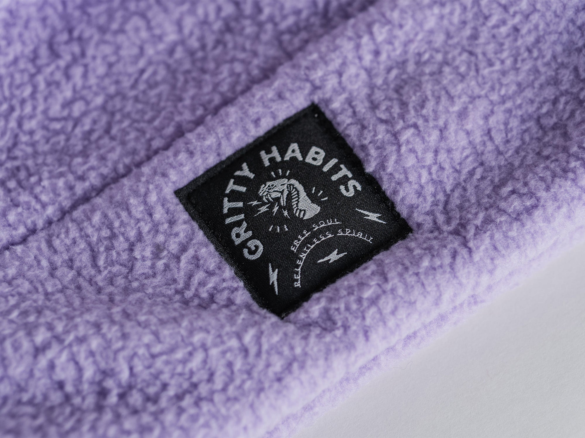 High Pile Fleece Beanie - Lavender
