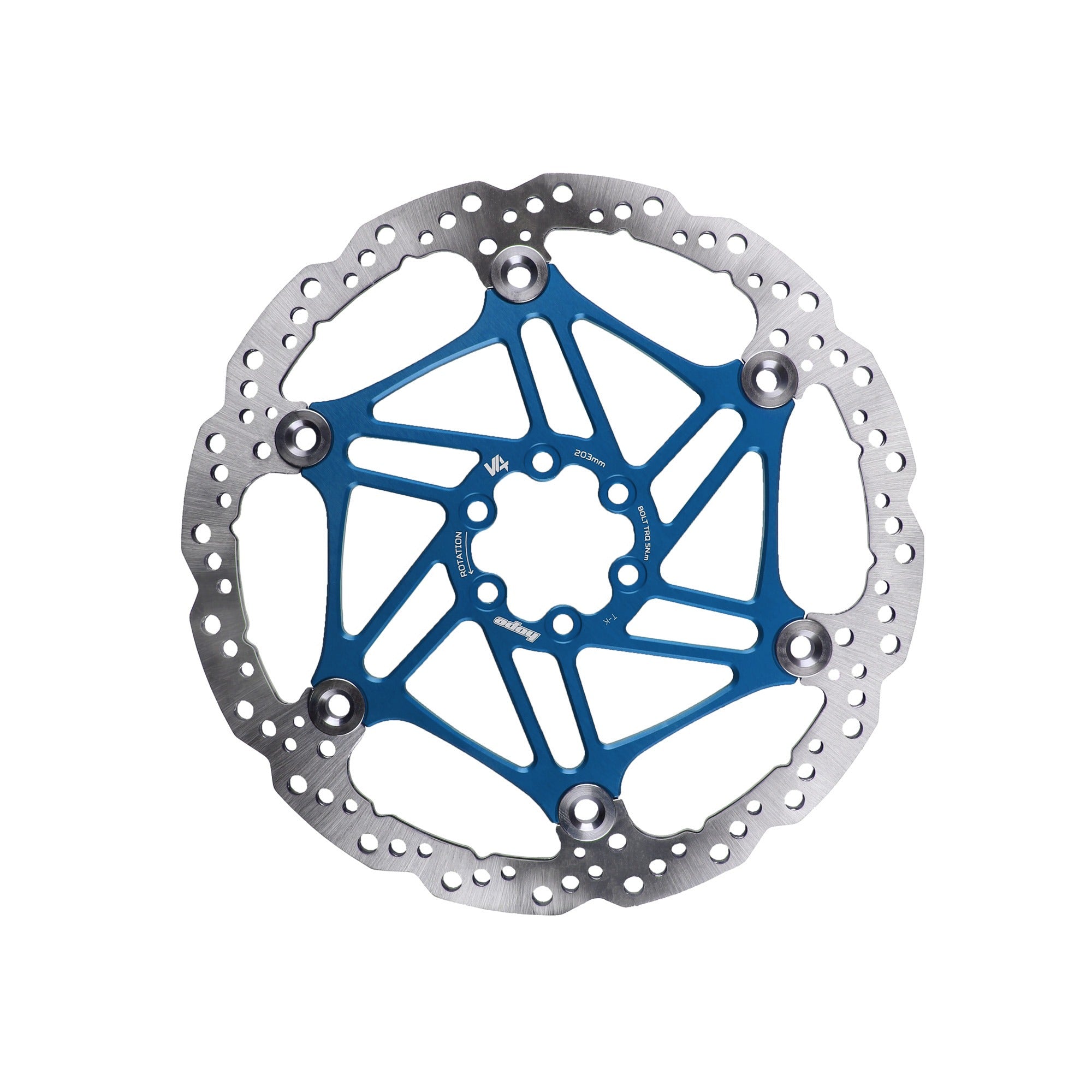 V4 Brakes Vented 6-Bolt Floating Rotor