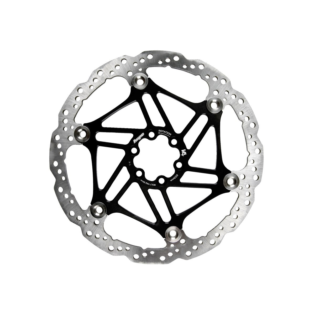 V4 Brakes Vented 6-Bolt Floating Rotor