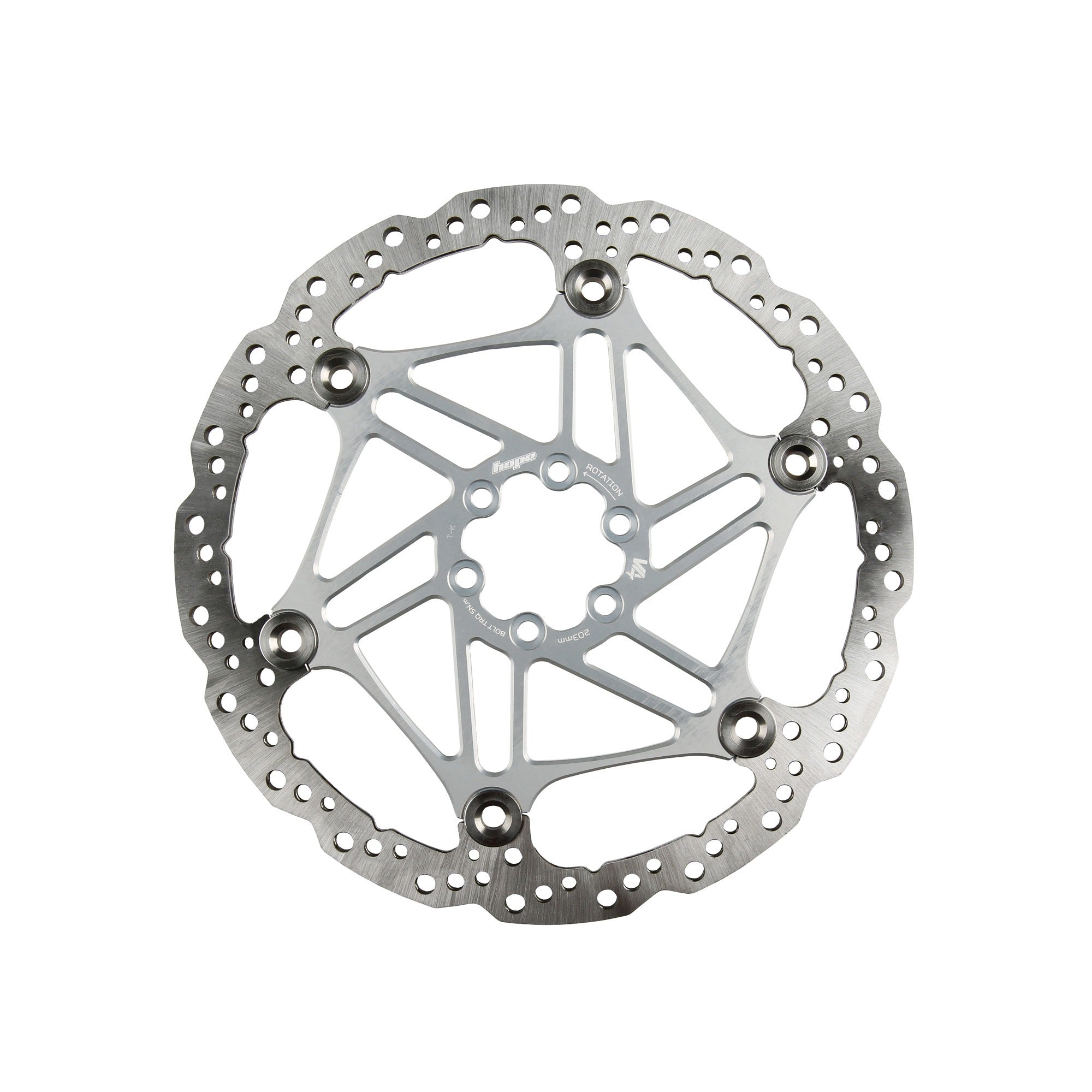V4 Brakes Vented 6-Bolt Floating Rotor