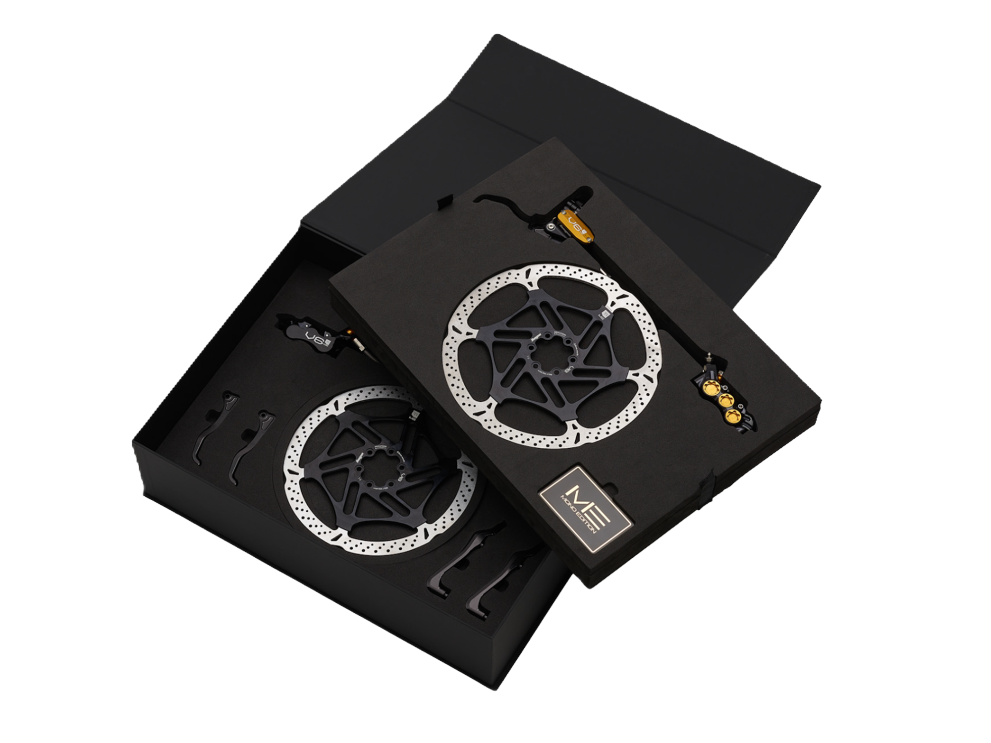 EVO V6Ti LTD Mono Edition Brake Set w/T-Slot Vented Rotors