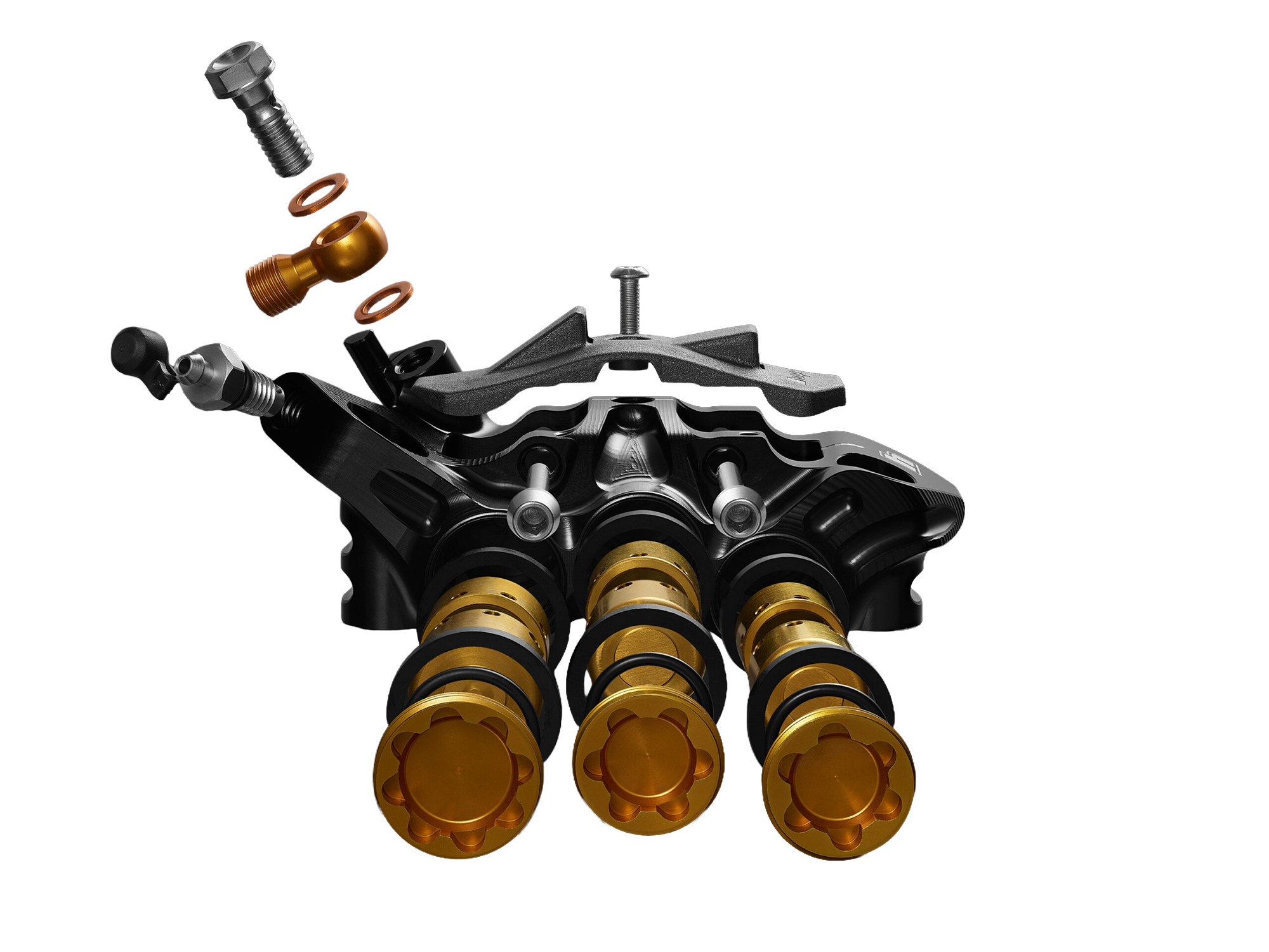 EVO V6Ti LTD Mono Edition Brake Set w/T-Slot Vented Rotors