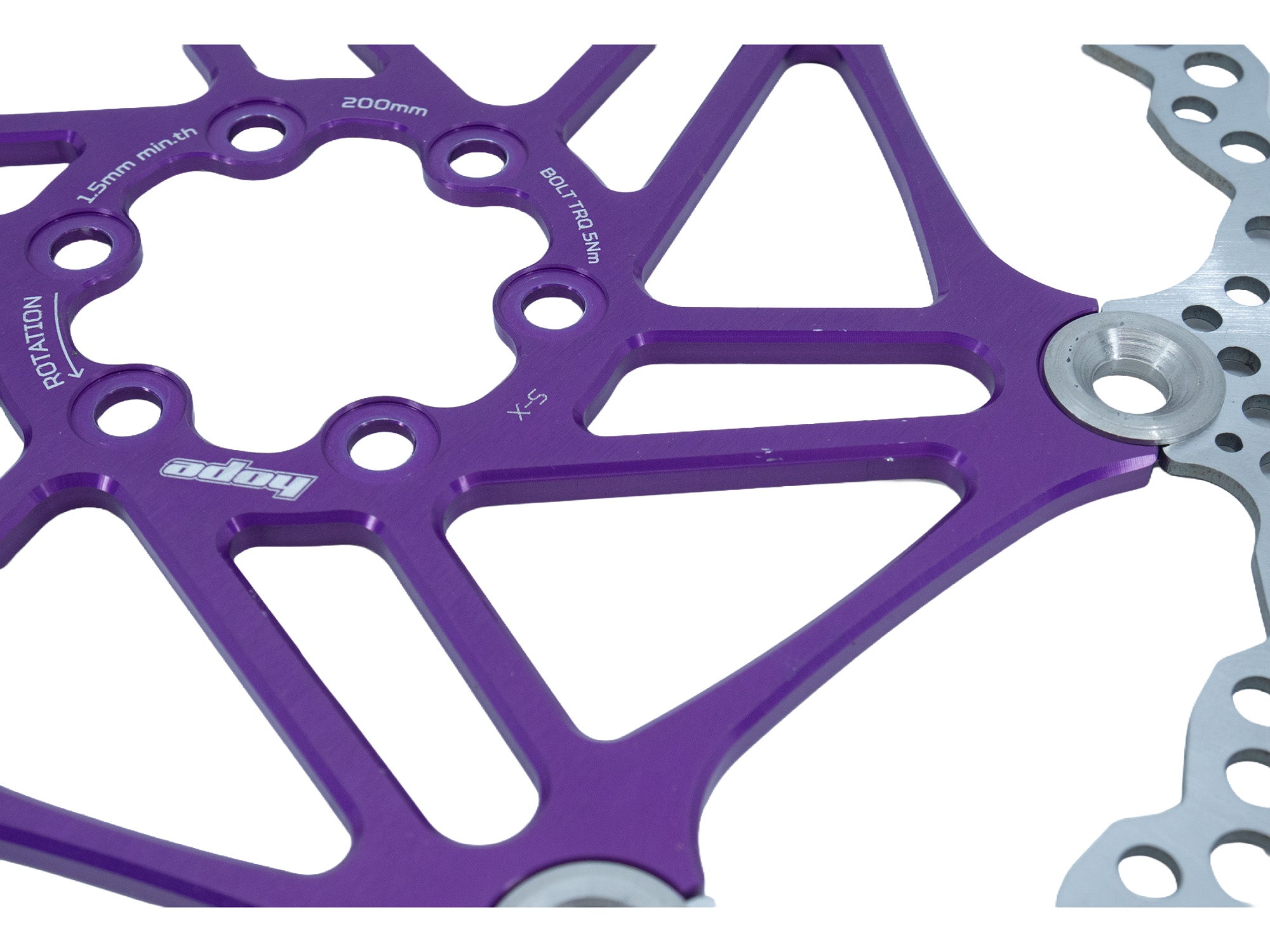 Floating Rotor - 200mm - Purple - Fanatik Outlet
