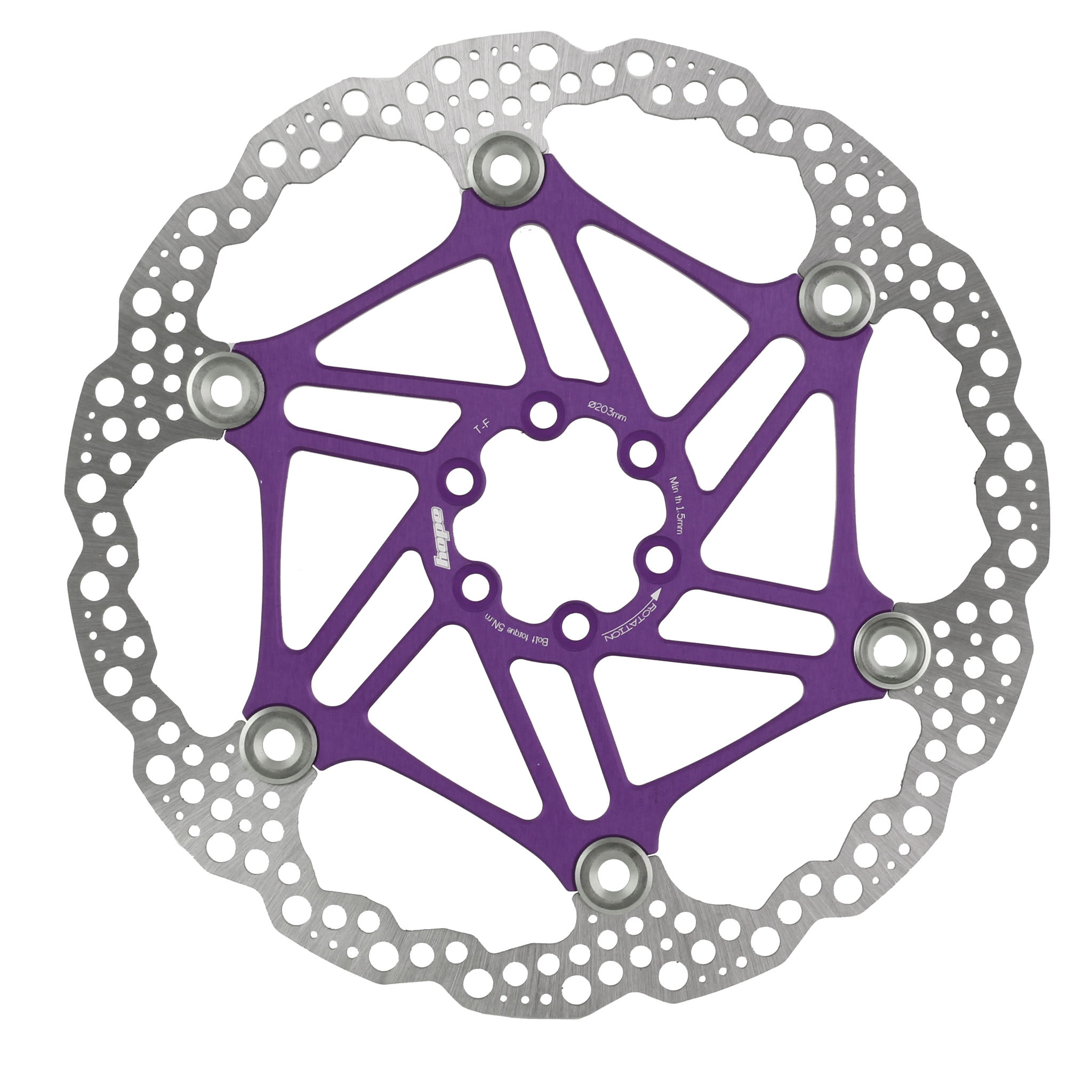 Floating Rotor - 200mm - Purple - Fanatik Outlet