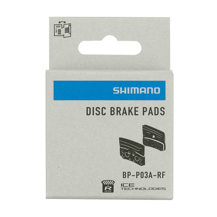 P03A-RF Resin Disc Brake Pads w/ Fins