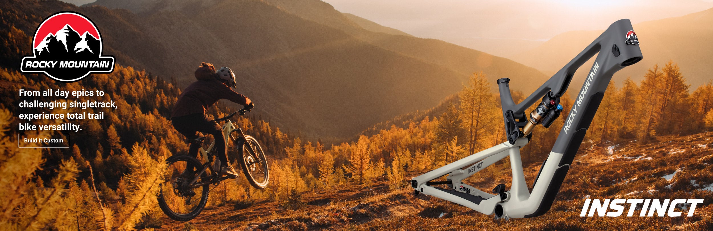 Build the New Rocky Mountain Instinct in our Custom Bike Builder