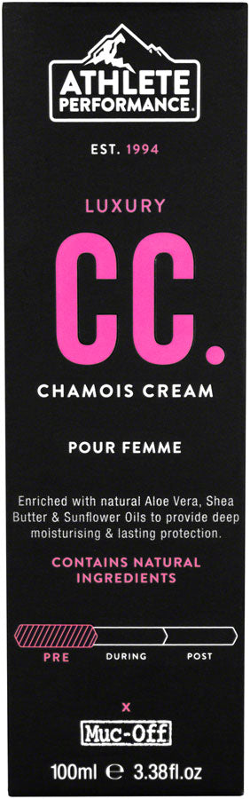 Athlete Performance by  Womens Luxury CC Chamois Cream: 100ml Tube