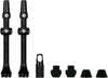 V2 Tubeless Valve Kit - Black 80mm Pair