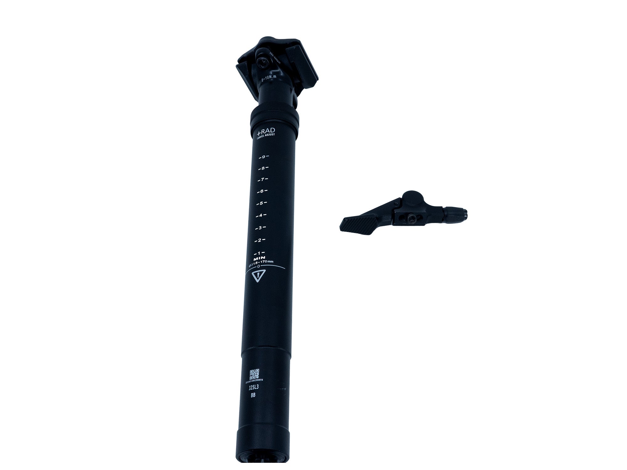 RAD+ Dropper Post / 31.6 /170mm - With Dropper Lever - Fanatik Outlet