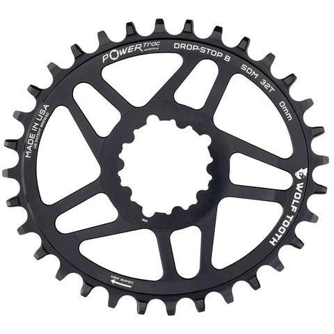 Powertrac Elliptical (Oval) SRAM Direct Mount Boost Chainring - Drop-Stop B