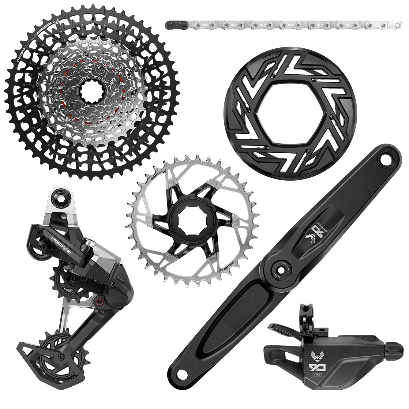 Eagle 90 Transmission E-MTB Groupset - SRAM/Brose