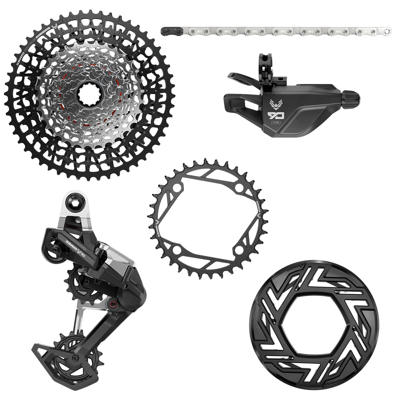 SRAM Eagle 90 Transmission E-MTB Groupset 104BCD