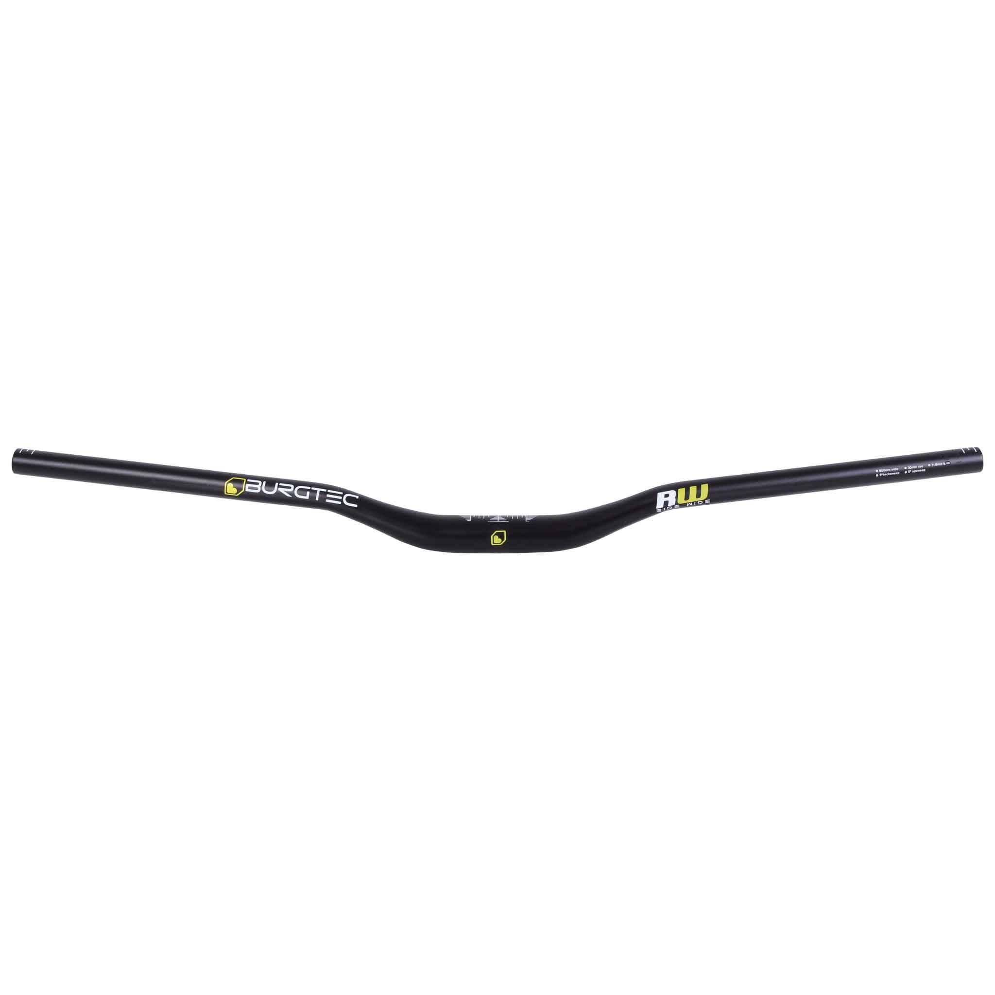 Burgtec Ride Wide Enduro Riser Bar 30mm/800mm Black - Main Image