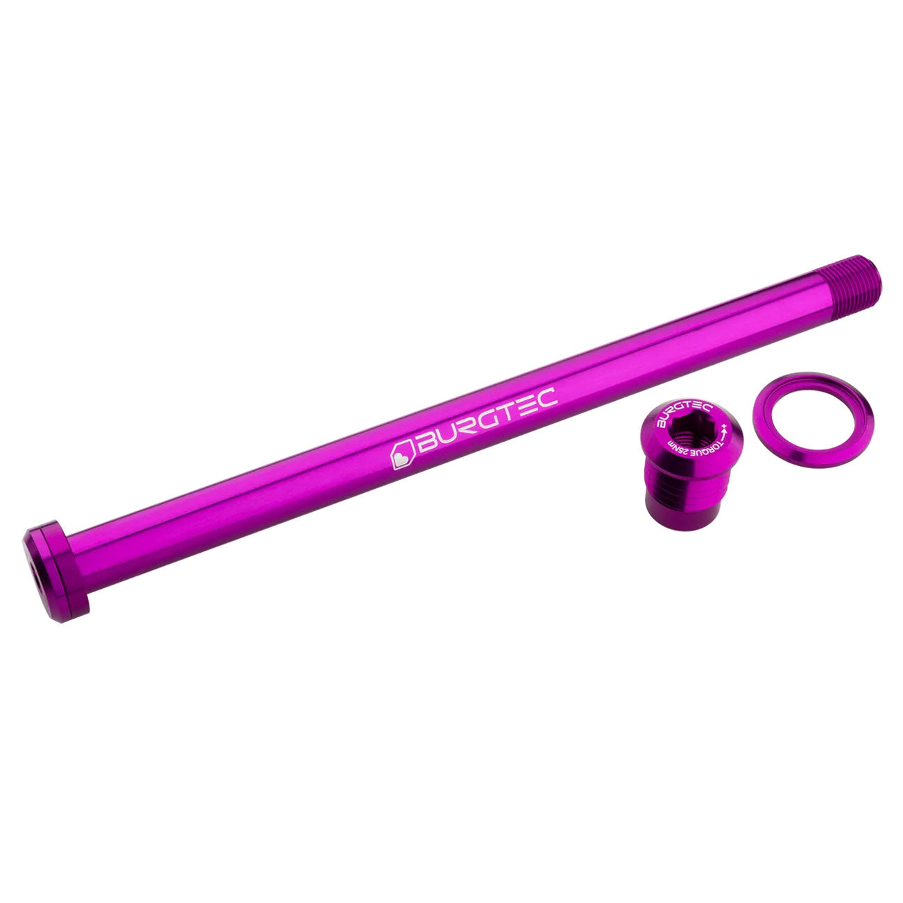 Burgtec 180mm x 12mm Replacement Rear Axles - 1.00Mm Purple Rain