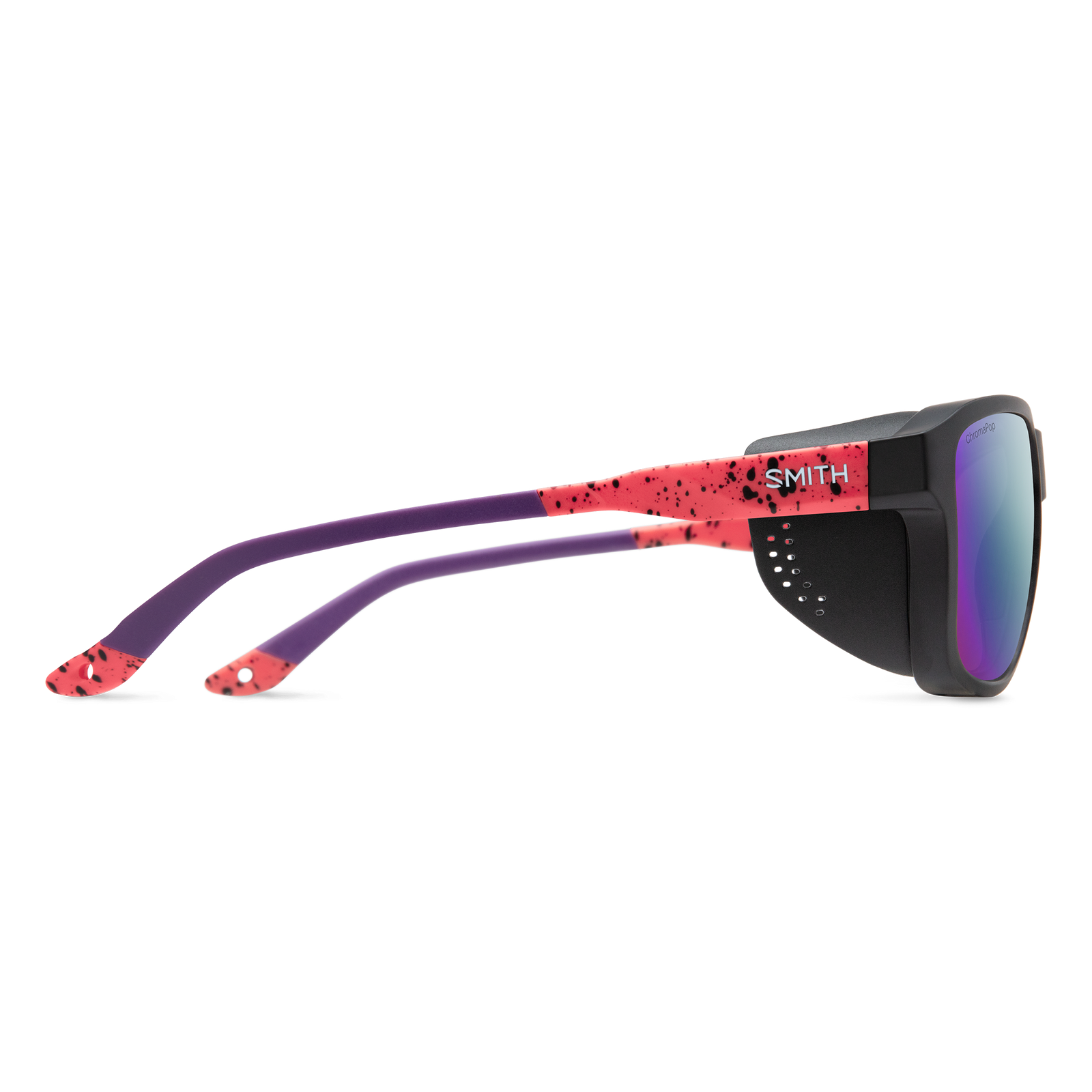Smith Embark Sunglasses Purple Cinder Hi Viz/CP Polarized