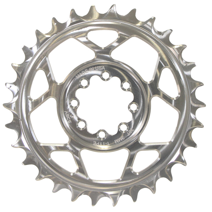 T-Type 8-Bolt Chainring 3mm Offset 32T - Clear