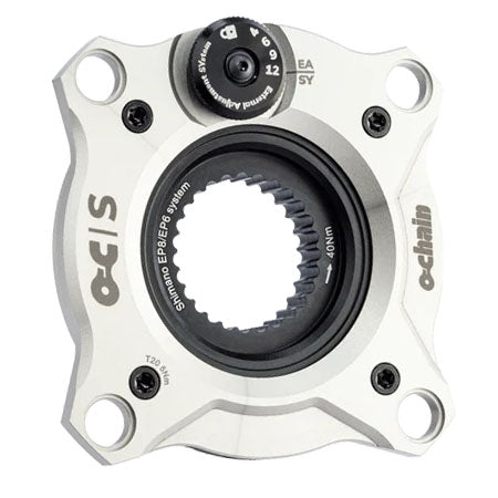 Ochain S Easy External Adjust Active E-Bike Spiders - Bosch 55Mm Chainline Silver