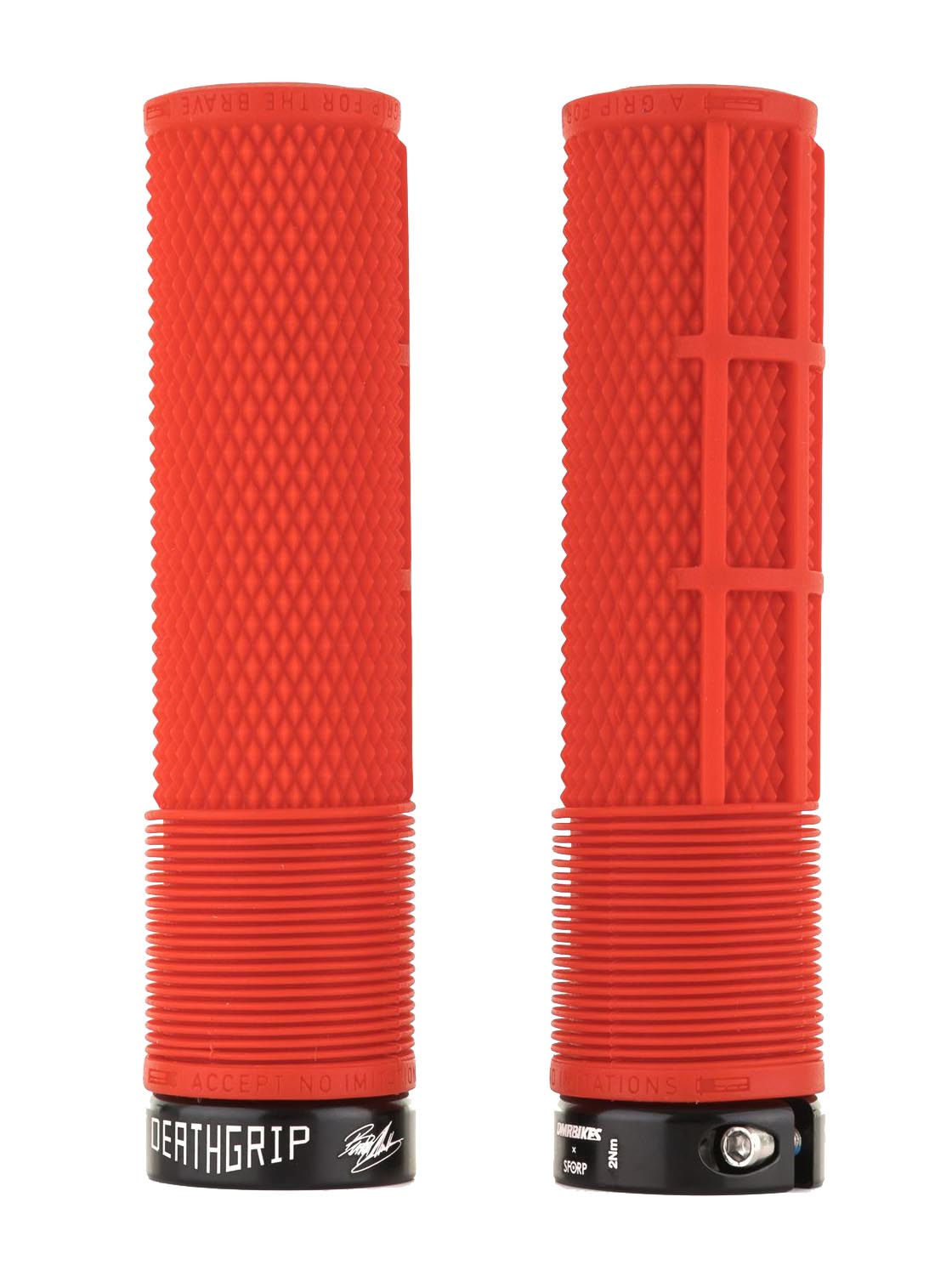 DeathGrip Lock-On Flangeless Grips - Thick