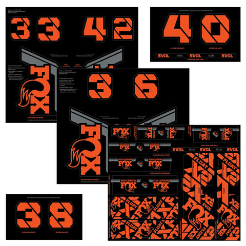 Fork and Shock Decal Kit
