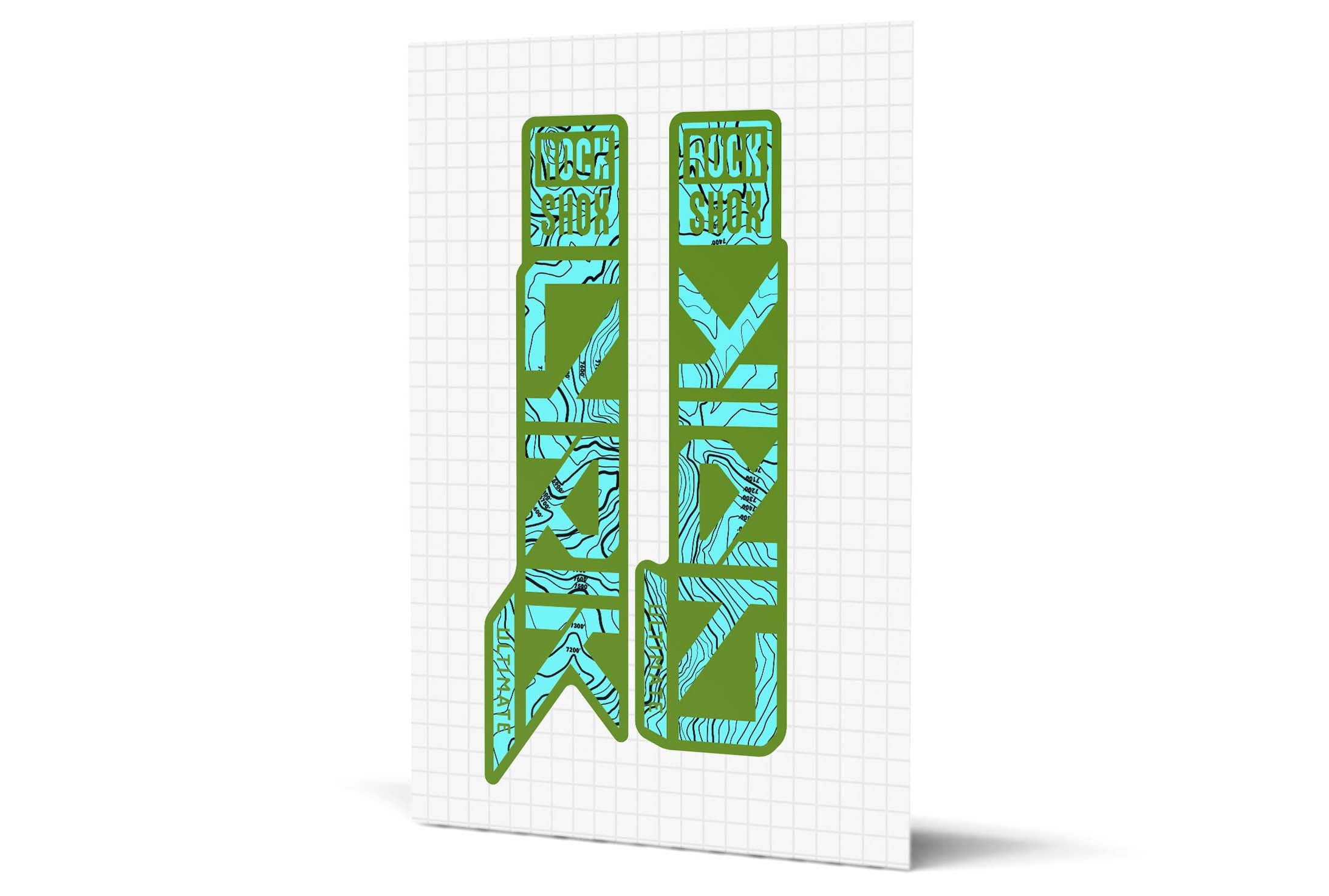 Lyrik Gloss Decals - Green Lowers