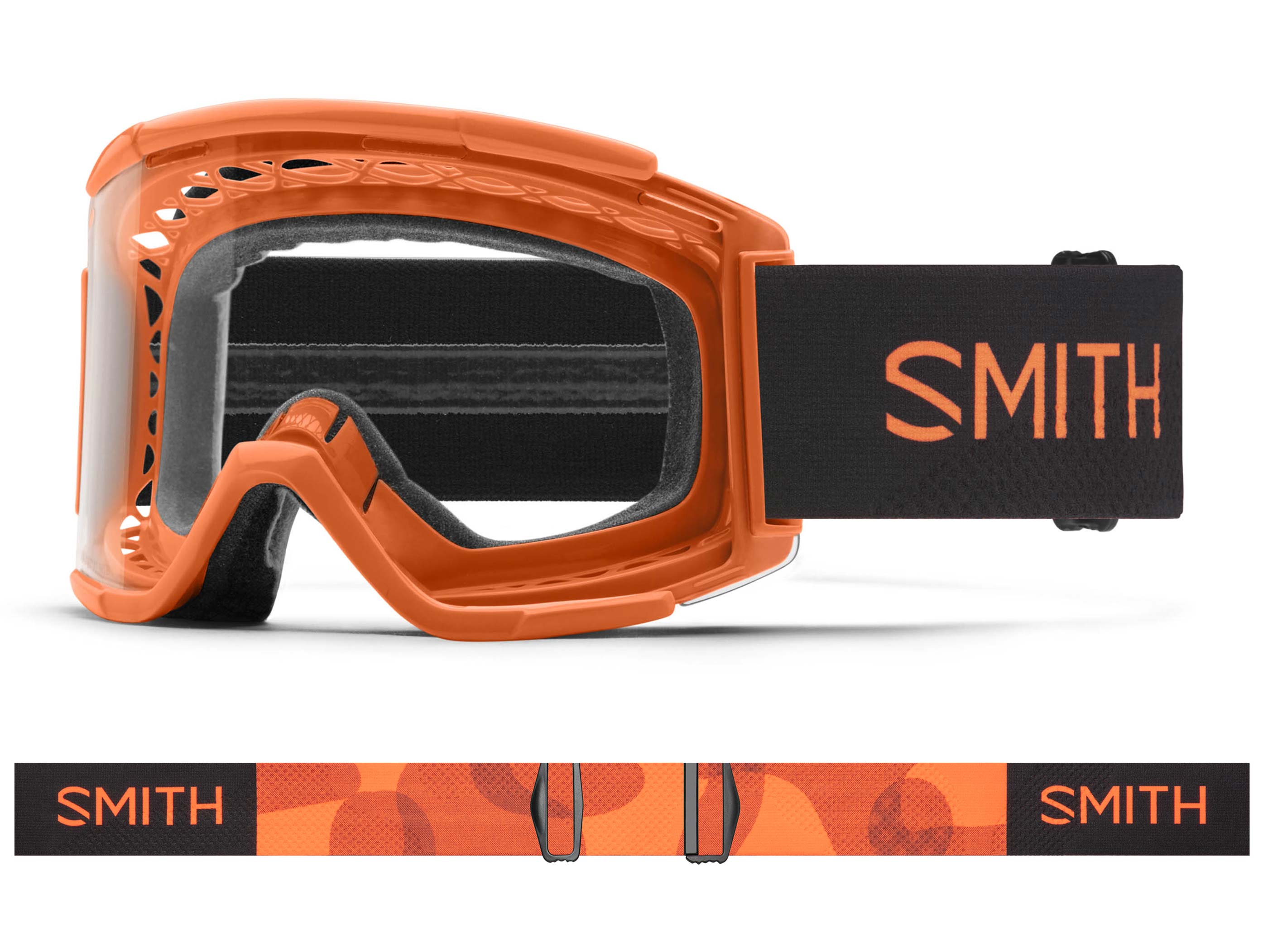 Smith Squad XL MTB Goggles - Cinder Haze / Clear Anti-Fog