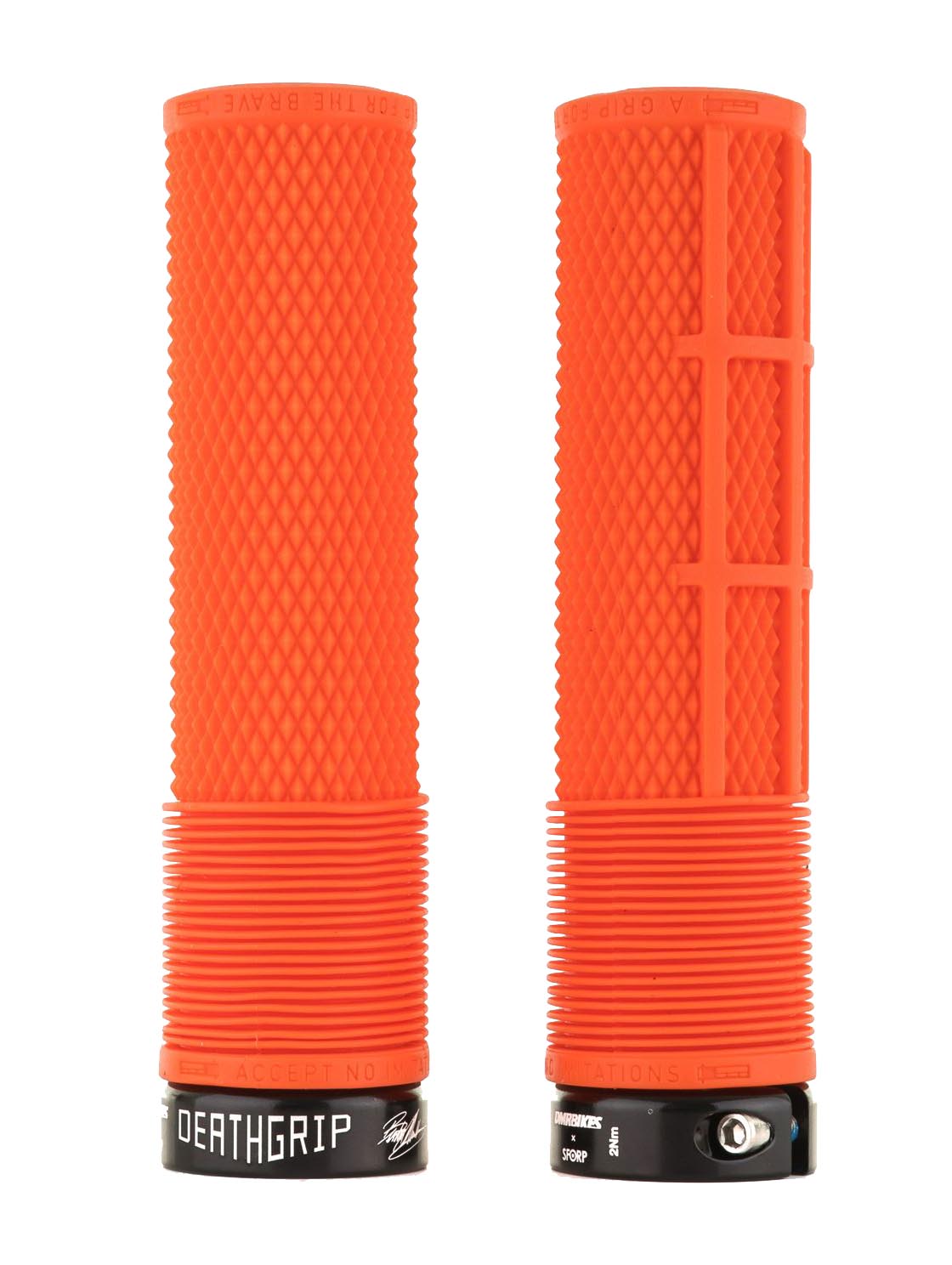 DeathGrip Lock-On Flangeless Grips - Thick