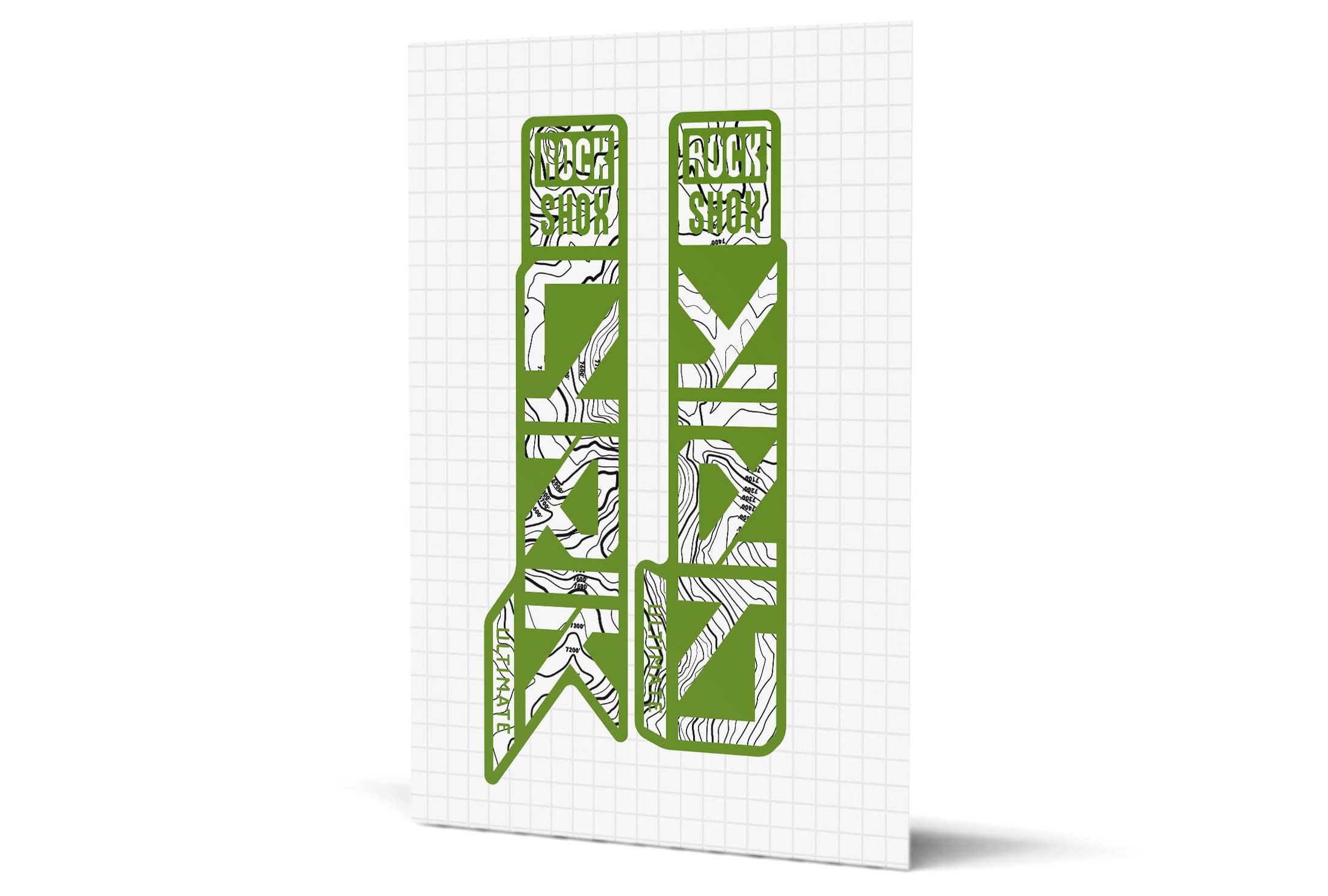 Lyrik Gloss Decals - Green Lowers