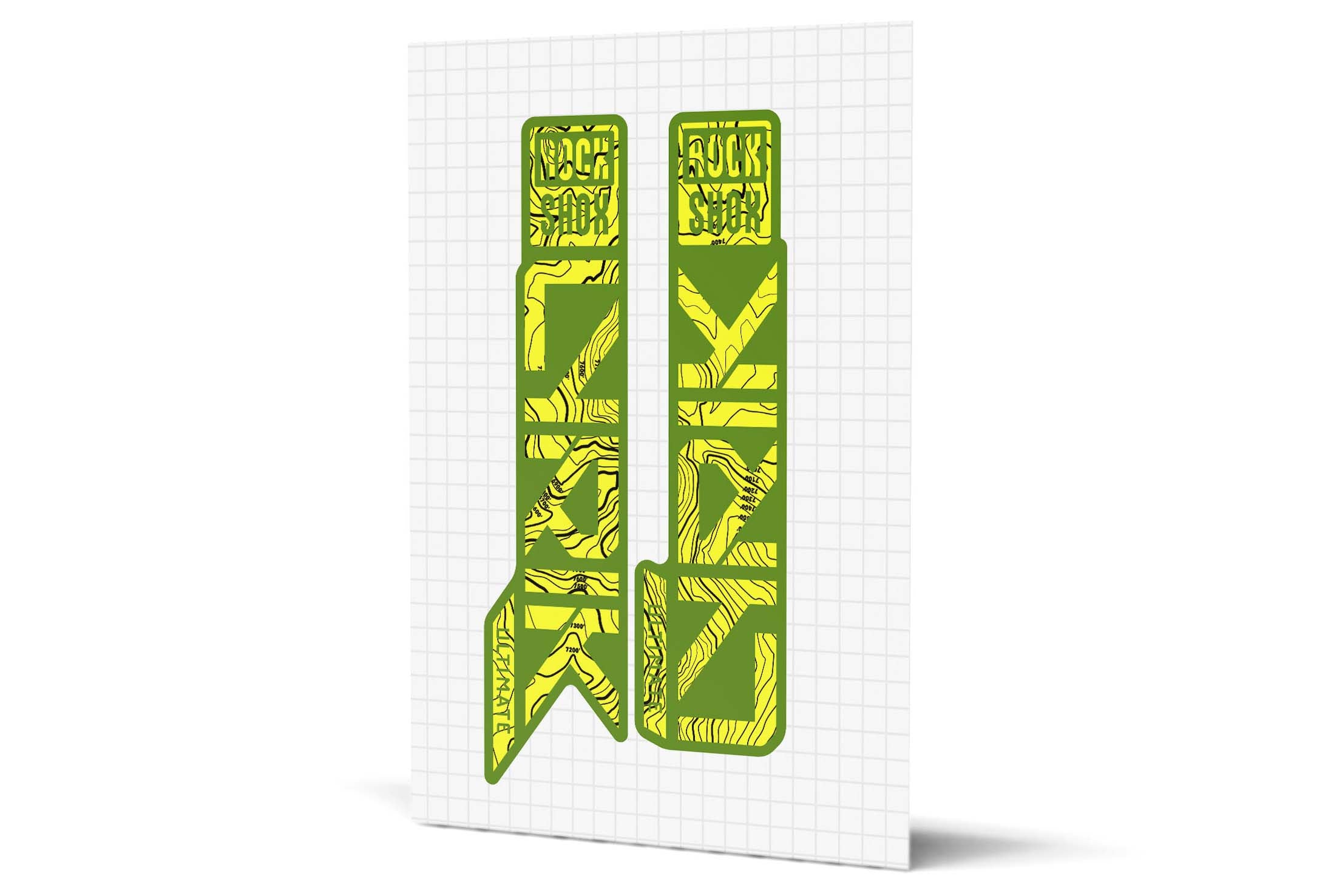Lyrik Gloss Decals - Green Lowers