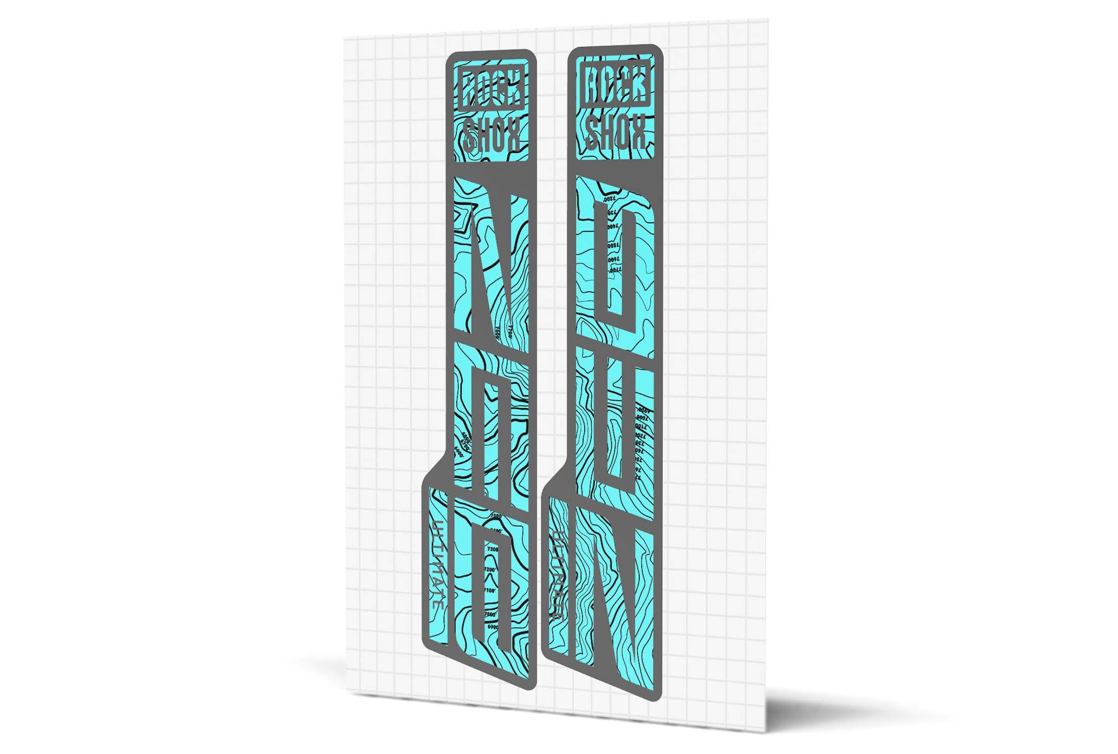 Zeb Matte Decals - Grey Lowers