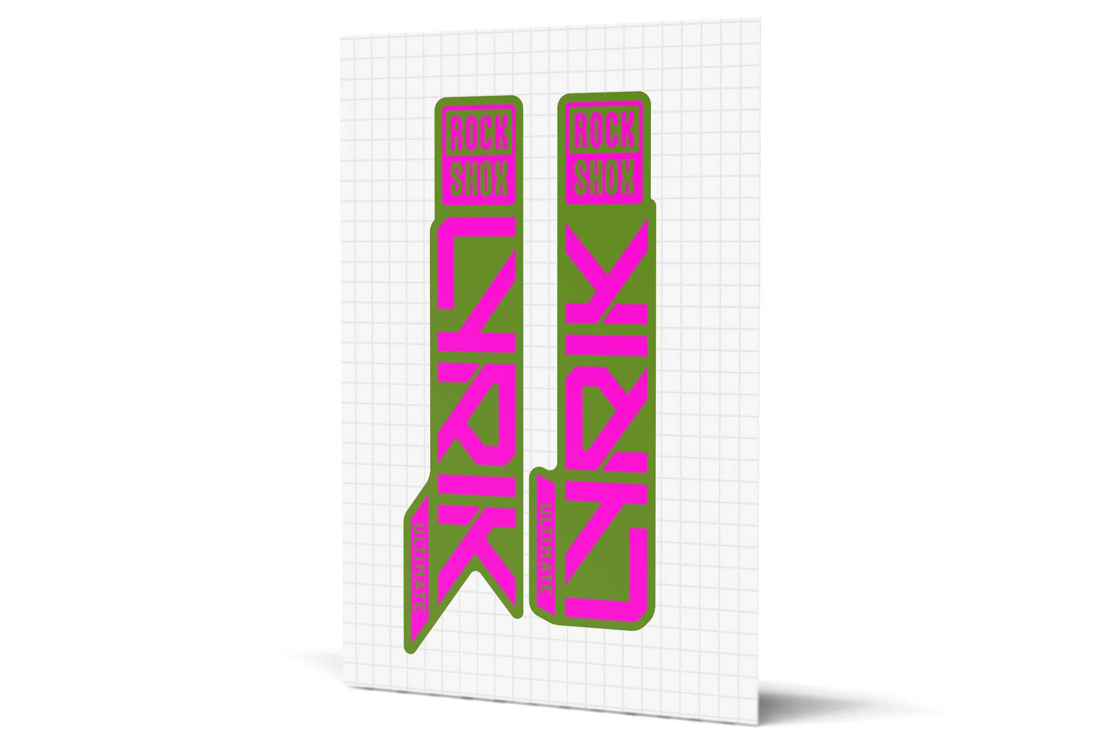 Lyrik Gloss Decals - Green Lowers