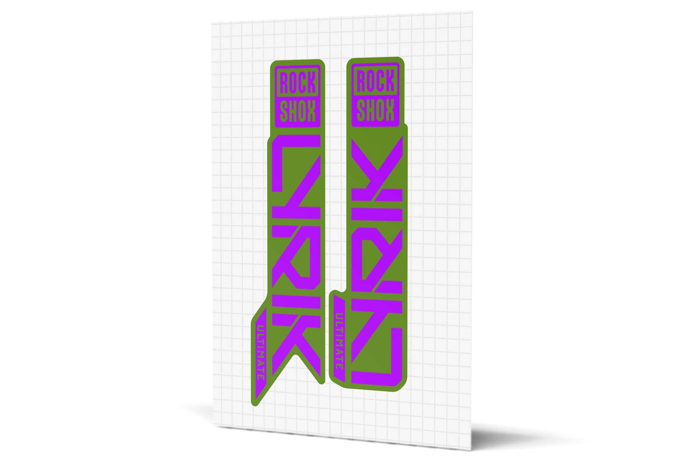 Lyrik Gloss Decals - Green Lowers