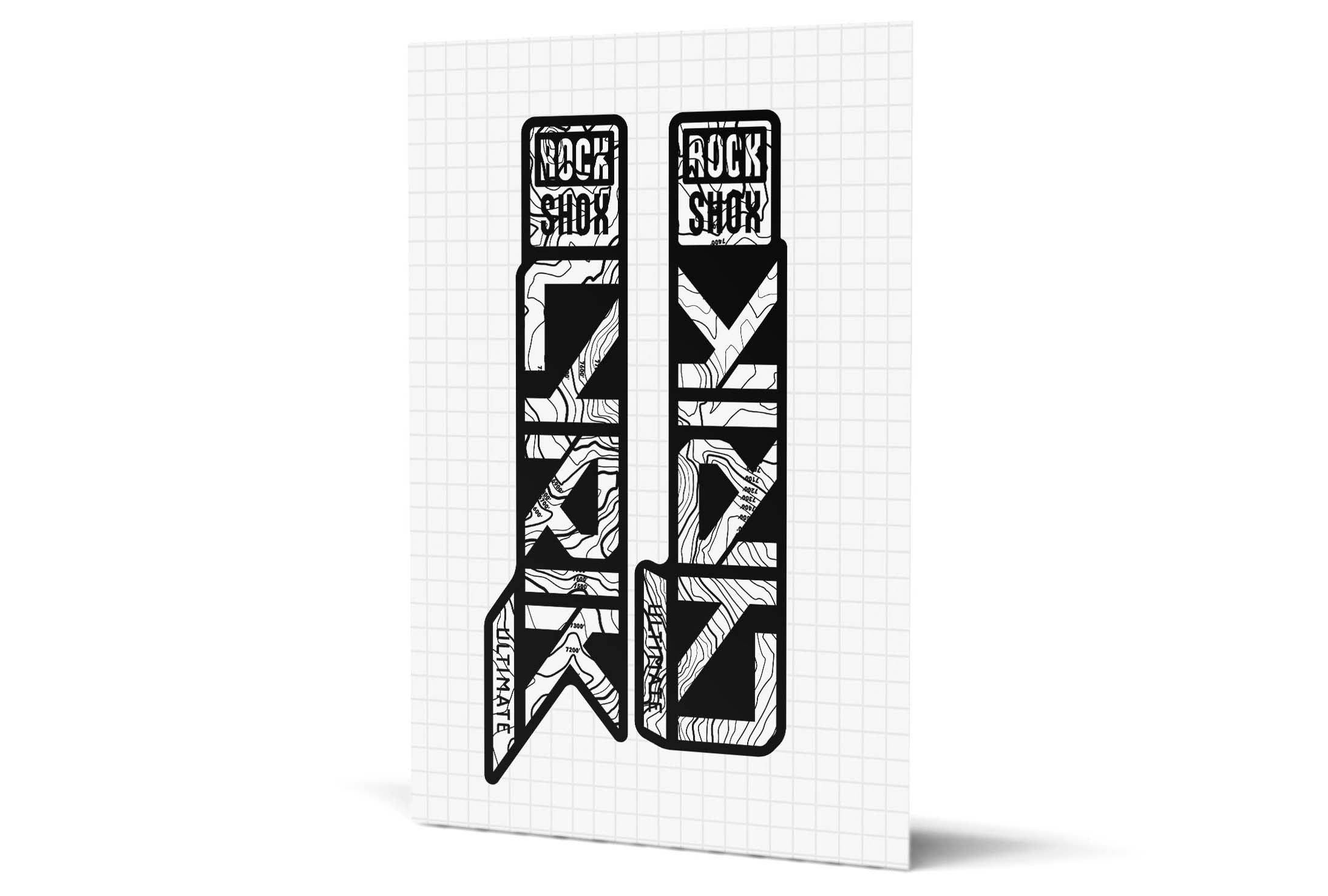 Lyrik Gloss Decals - Black Lowers