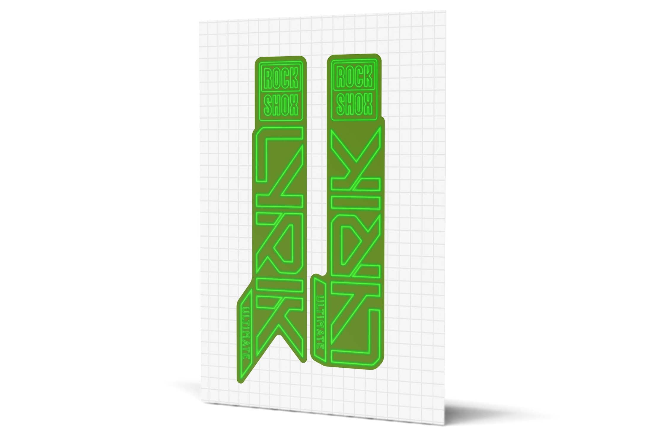 Lyrik Gloss Decals - Green Lowers