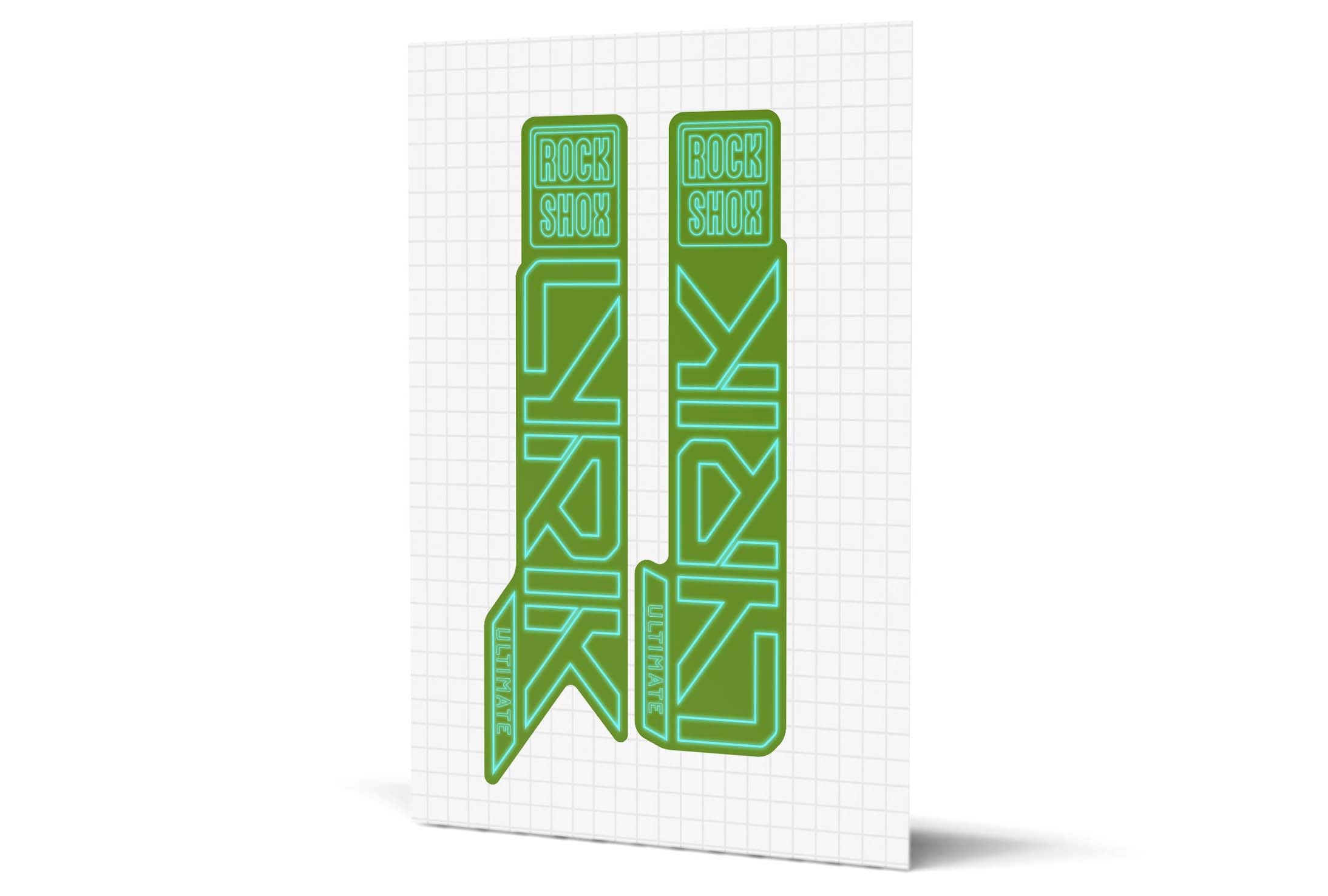 Lyrik Gloss Decals - Green Lowers