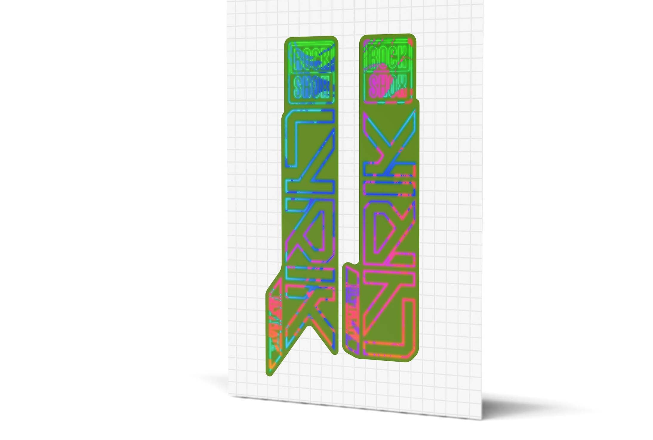 Lyrik Gloss Decals - Green Lowers