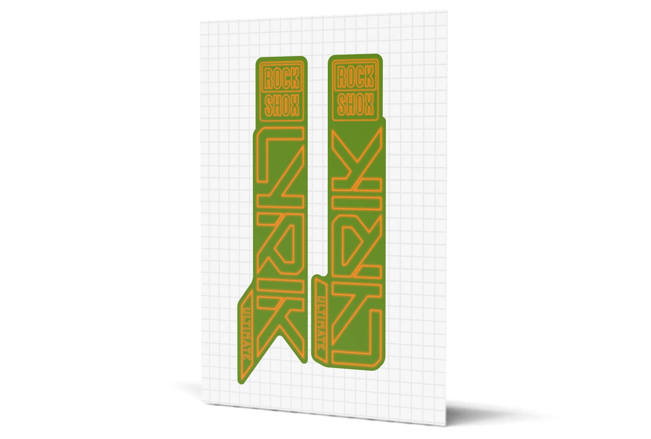 Lyrik Gloss Decals - Green Lowers
