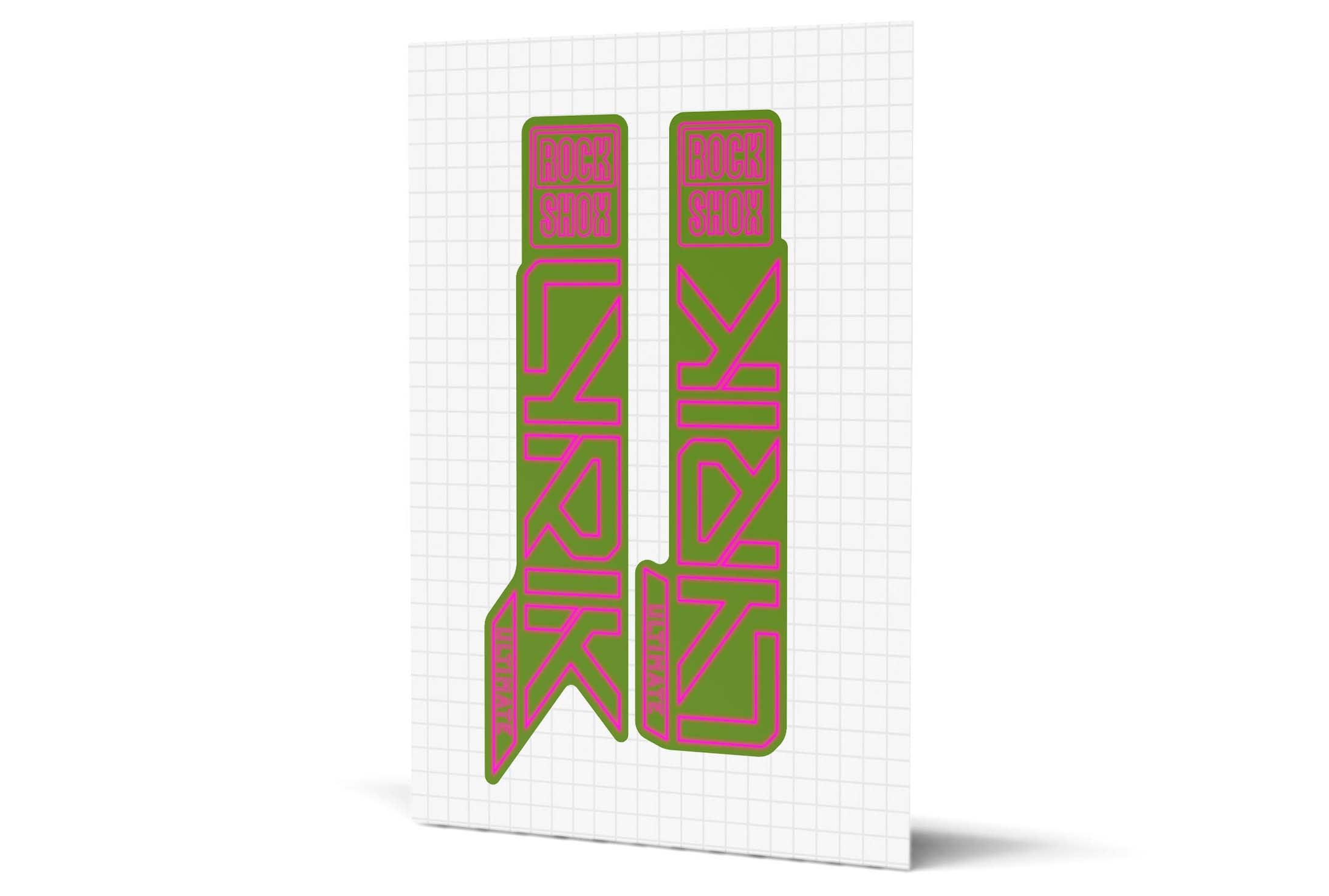 Lyrik Gloss Decals - Green Lowers