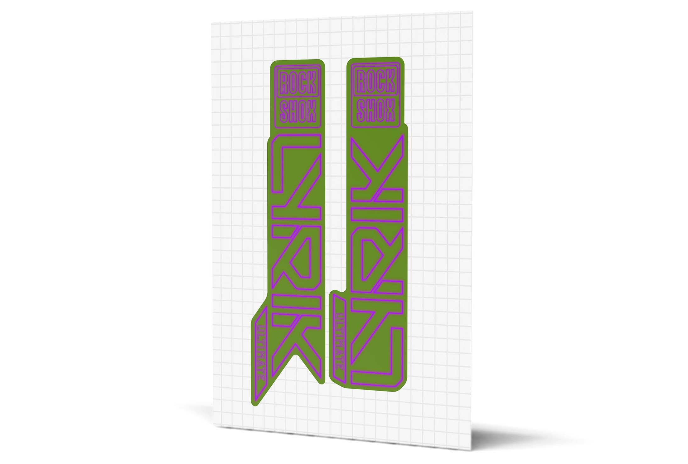 Lyrik Gloss Decals - Green Lowers