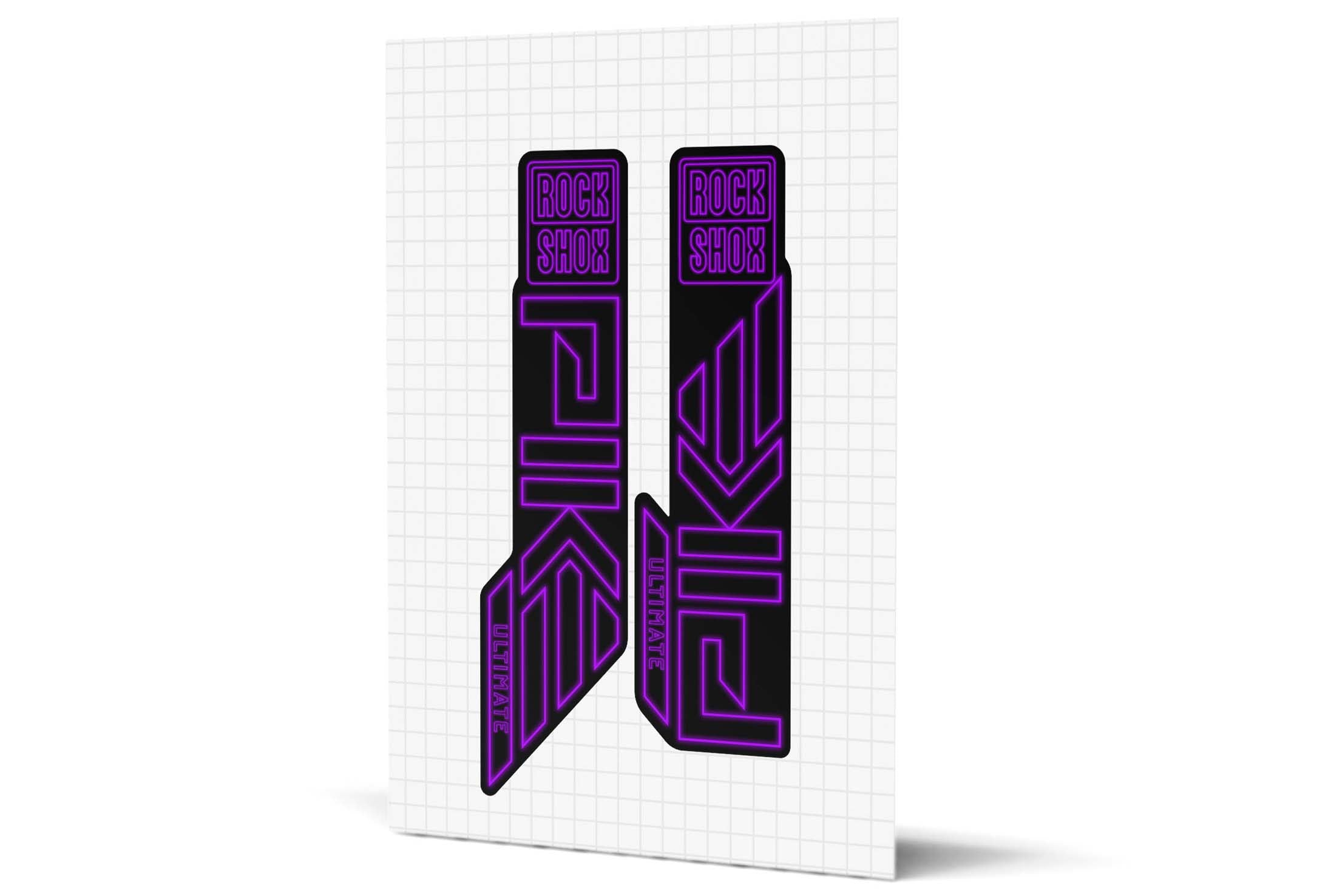 Pike Gloss Decals - Black Lowers