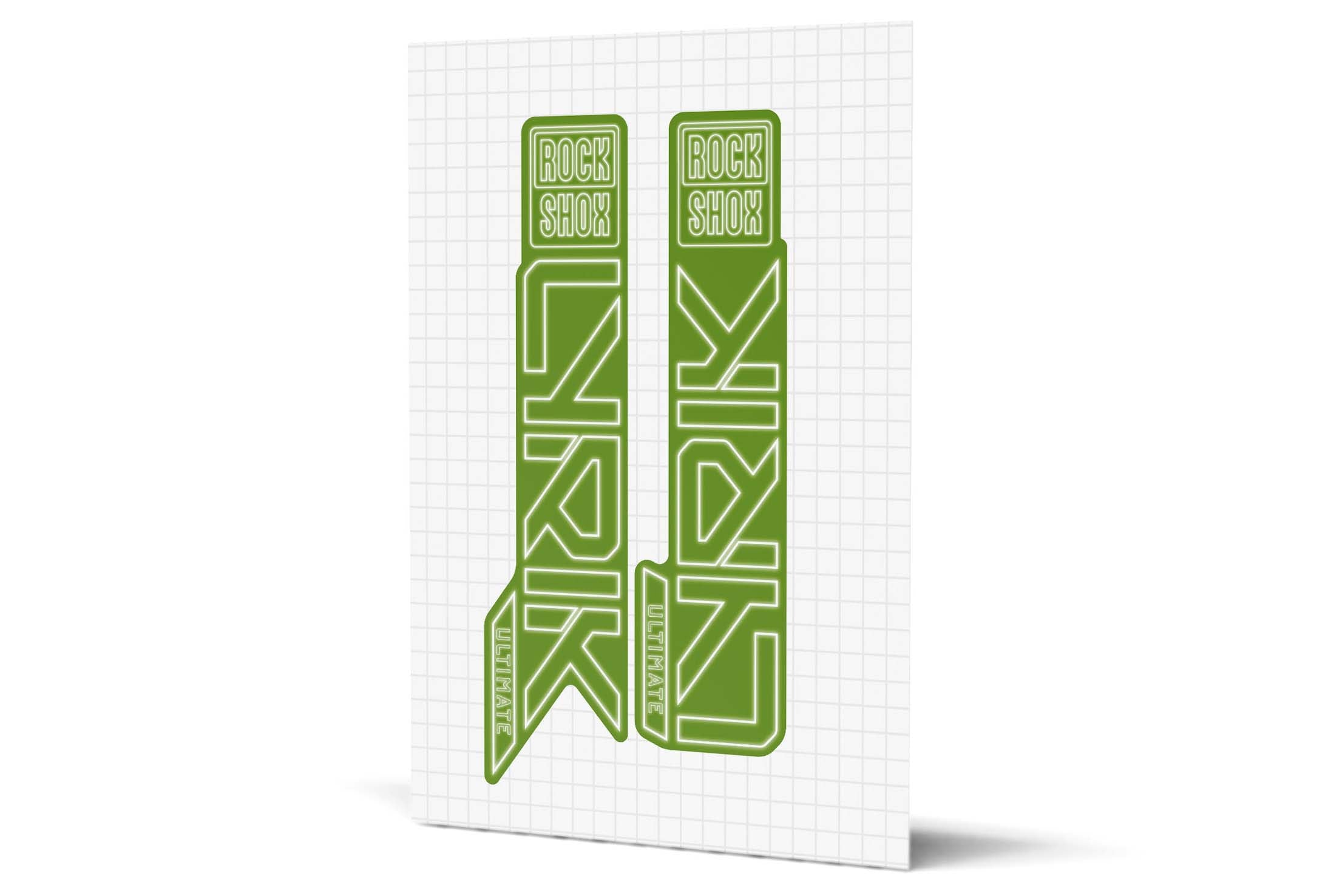 Lyrik Gloss Decals - Green Lowers