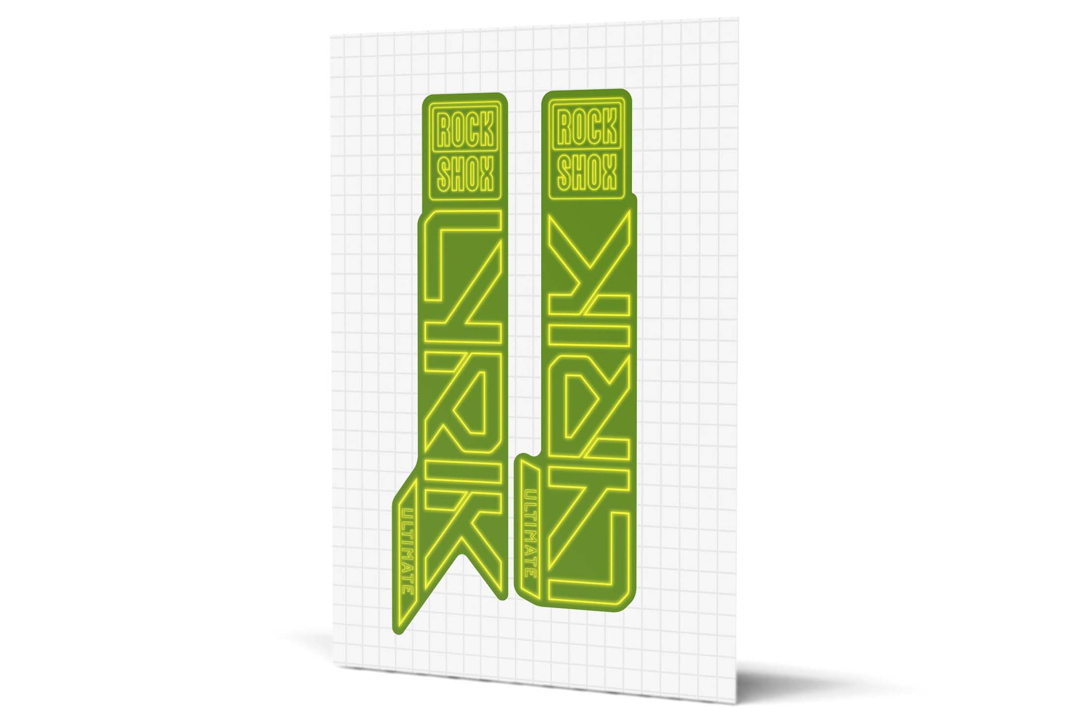 Lyrik Gloss Decals - Green Lowers