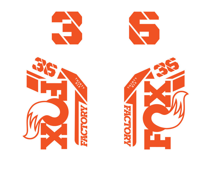 36 Factory Die Cut Decal Kit - Gloss Finish