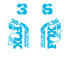36 Factory Die Cut Decal Kit - Gloss Finish