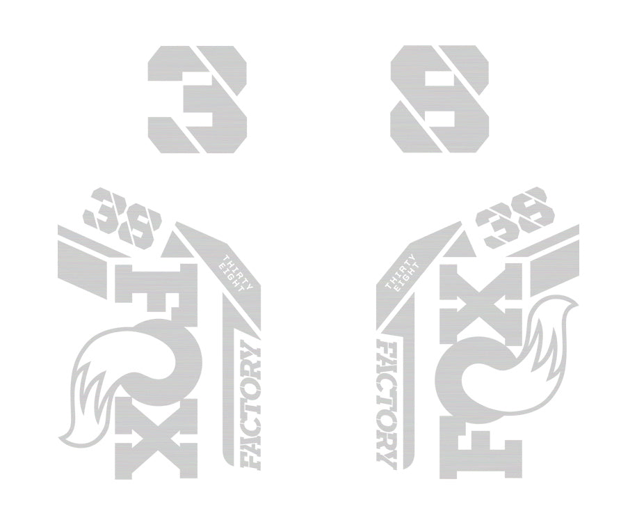 38 Factory Die Cut Decal Kit - Gloss Finish