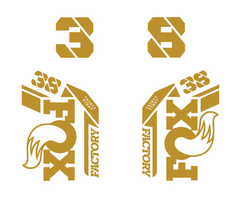 38 Factory Die Cut Decal Kit - Gloss Finish