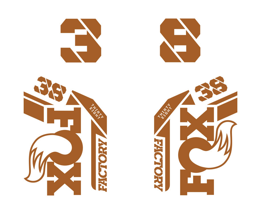 38 Factory Die Cut Decal Kit - Gloss Finish