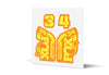34 Factory Gloss Decals - Orange Lowers